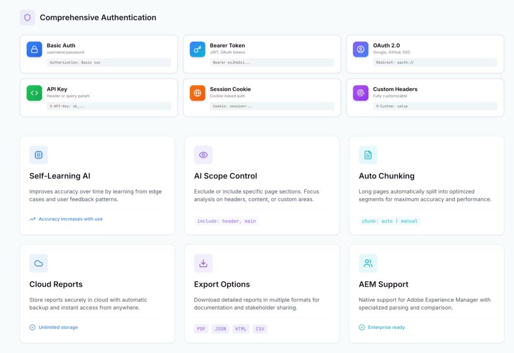 insightDiff - features